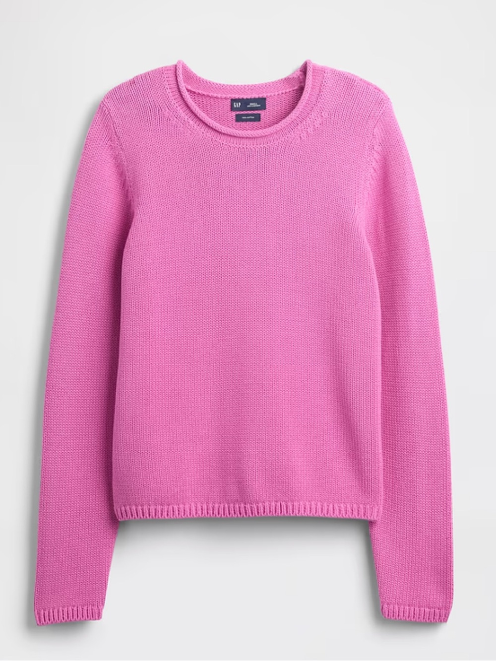 GAP Rollneck Sweater in Neon Pink Glow